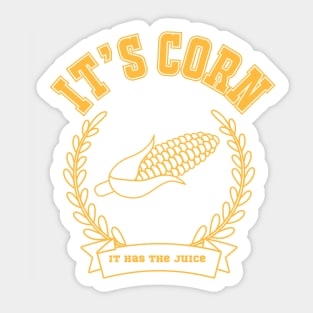 It’s Corn! College Style Sticker